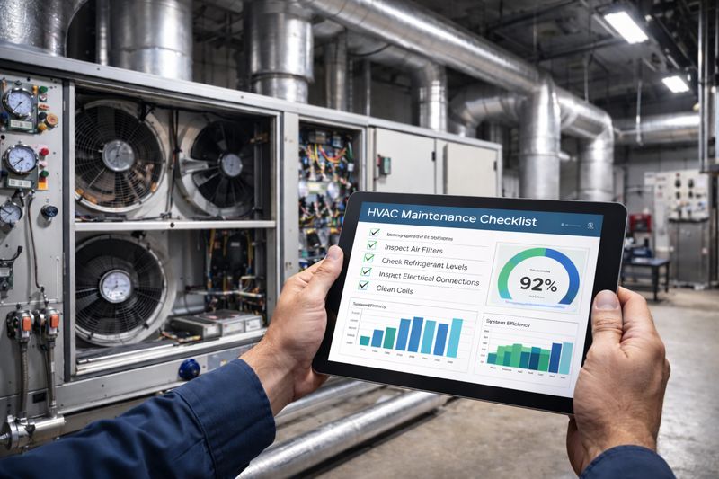 15-point HVAC efficiency checklist for commercial buildings