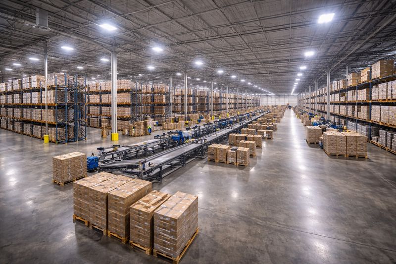 750,000 SF distribution center LED lighting retrofit