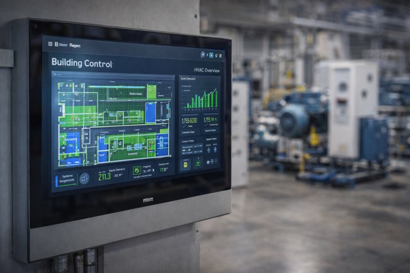 Building automation and energy management system dashboard